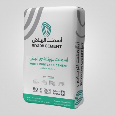 عبوة أسمنت بورتلاندي أبيض — النوع الثاني